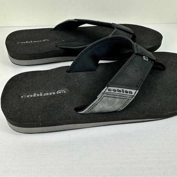 Cobian Men’s Flip Flop Thong Sandals in Black Size 10 NEW - Picture 4 of 7